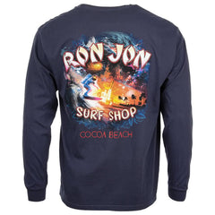 Ron Jon Cocoa Beach FL Cosmic Surfer Long Sleeve Tee