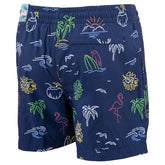 Ron Jon Hollywood Glow 15" Navy Swim Volley
