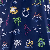 Ron Jon Navy Hollywood Glow Up Polo Shirt