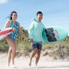 Ron Jon Aqua Hooded Long Sleeve Sun Shirt