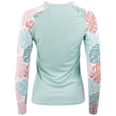 Ron Jon Women's Palm-Mint Kailana Long Sleeve Rash Guard