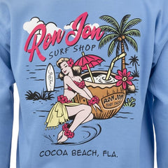 Ron Jon Cocoa Beach FL Beach Vibes Crew Neck Pullover