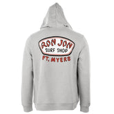 Ron Jon Fort Myers FL Distressed Trusty Badge Pullover Hoodie