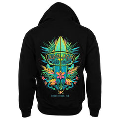 Ron Jon Cocoa Beach FL Surfboard Bloom Pullover Hoodie