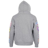 Ron Jon Kids Heather Grey Surf Patch Pullover Hoodie
