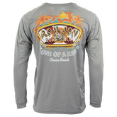 Ron Jon Cocoa Beach FL Distressed Florida Flag V2 UPF Long Sleeve Sun Shirt
