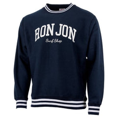 Ron Jon Navy Varsity Crew Neck Pullover