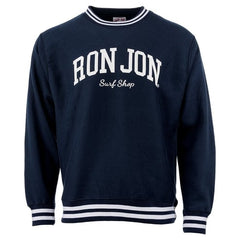Ron Jon Navy Varsity Crew Neck Pullover