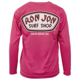 Ron Jon Kids Cocoa Beach FL Performance Badge Long-Sleeve Tee