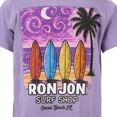 Ron Jon Kids Cocoa Beach FL Swirly Boards Tee