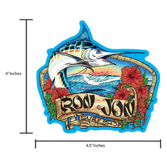Ron Jon Reel Deal Marlin II Badge Sticker