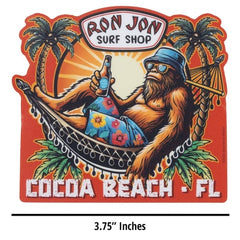 Ron Jon Sasquatch Hammock Sticker