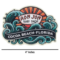 Ron Jon Sunset Wave Sticker