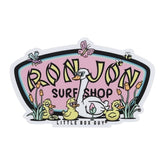 Ron Jon LBG Pond Life Logo Sticker