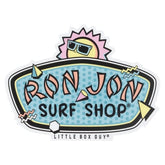 Little Box Guy Ron Jon Saved by the 90's Sticker