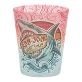 Ron Jon Shark Frosted 1.5 oz Shot Glass