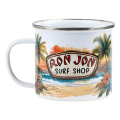Ron Jon 12 oz Palm Tree Enamel Mug