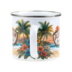 Ron Jon 12 oz Palm Tree Enamel Mug
