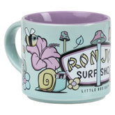 Little Box Guy Ron Jon Lost Garden 14oz Mug