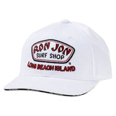 Ron Jon Long Beach Island NJ White Full Badge Cap