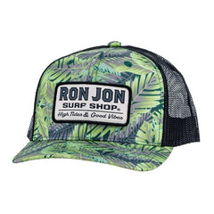 Ron Jon Tropical Foliage Trucker Cap Green/Black