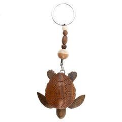 Ron Jon Turtle Madera Keychain