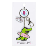Ron Jon LBG Surfing Gator Keychain