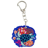 Ron Jon Turtle Mirror Keychain
