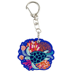 Ron Jon Turtle Mirror Keychain