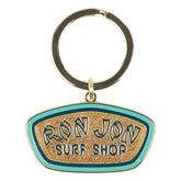 Ron Jon Badge Logo With Sand Keychain