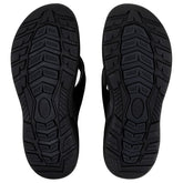 Ron Jon Men's Black Leather Delray Sandals