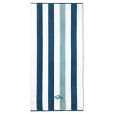 Ron Jon Navy Light Blue 35" x 70" Textured Stripe Towel 2.0