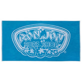 Ron Jon Hibiscus Badge Turquoise Beach Towel 70" x 30"