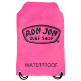 Ron Jon Pink And Black Waterproof Cinch Sack Backpack