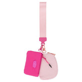 Ron Jon Hot Pink and Light Pink Dual Wristlet