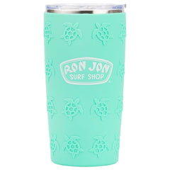 Ron Jon 20 oz Seafoam Turtle Stainless Steel Tumbler