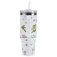 Ron Jon On The Grid 40 oz Tumbler