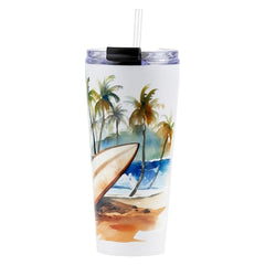 Ron Jon 32 oz Stainless Steel UV-Print Travel Tumbler