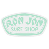Ron Jon Small Green White Auto Magnet