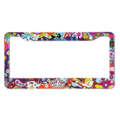 Ron Jon Hippie Print License Plate Frame
