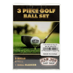 Ron Jon 3-Piece Golf Ball Set