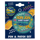 Ron Jon Turtle Pin and Patch Set