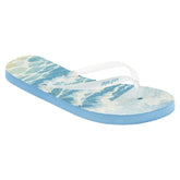 Ron Jon Women's Blue Zori Wave Sandals