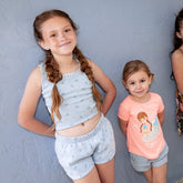 Ron Jon Kids Blue Ditsy Floral Shorts