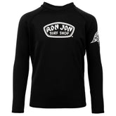 Ron Jon Kids Black Skull Long Sleeve Rash Guard