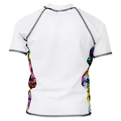 Ron Jon Kids White Hibiscus Rash Guard