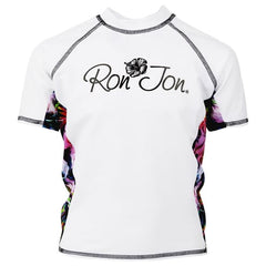 Ron Jon Kids White Hibiscus Rash Guard