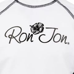 Ron Jon Kids White Hibiscus Rash Guard