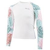 Ron Jon Kids White Kailana Long Sleeve Rash Guard