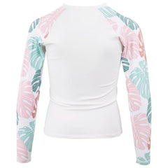 Ron Jon Kids White Kailana Long Sleeve Rash Guard